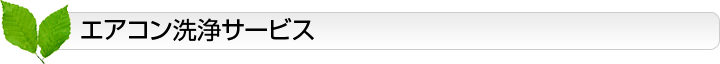 エアコン洗浄サービス